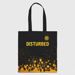 Шоппер 3D Disturbed - gold gradient: символ сверху