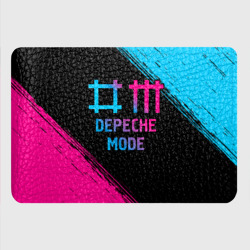 Картхолдер с принтом Depeche Mode - neon gradient - фото 2