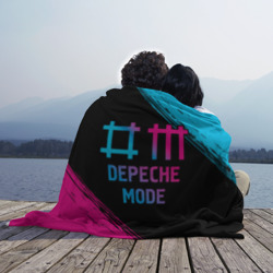 Плед 3D Depeche Mode - neon gradient - фото 2