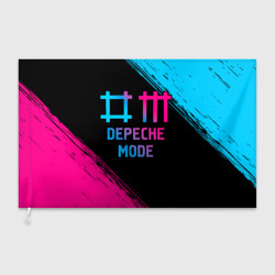 Флаг 3D Depeche Mode - neon gradient