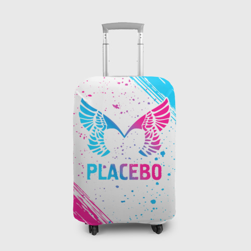Чехол для чемодана 3D Placebo neon gradient style, цвет 3D печать