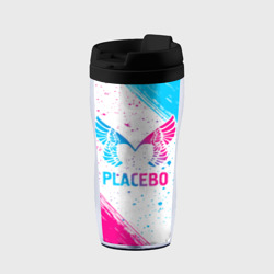 Термокружка-непроливайка Placebo neon gradient style