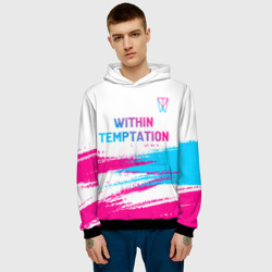 Мужская толстовка 3D Within Temptation neon gradient style: символ сверху - фото 2