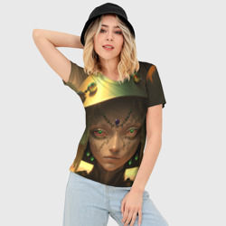 Женская футболка 3D Slim Королева пустыни - фото 2