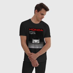 Мужская пижама хлопок Honda Integra Type-R обложка - фото 2