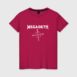 Женская футболка хлопок Megadeth: Cryptic Writings