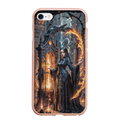 Готическая ведьма и огонь в подземелье – Чехол для iPhone 6Plus/6S Plus матовый с принтом купить