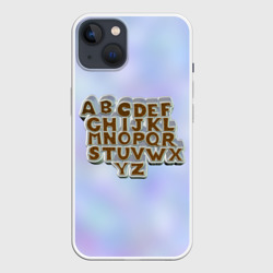 Алфавит – Чехол для iPhone 13 с принтом купить