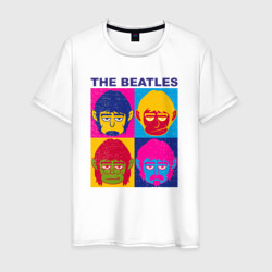 Мужская футболка хлопок The Beatles color
