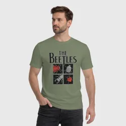Мужская футболка хлопок Beetles - фото 2