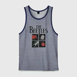 Мужская майка хлопок Beetles