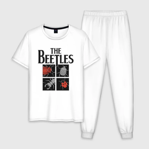 Мужская пижама хлопок Beetles