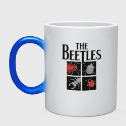 Кружка хамелеон Beetles