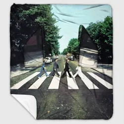 Плед с рукавами The Beatles альбом Abbey Road