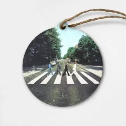 Деревянная игрушка круг The Beatles альбом Abbey Road