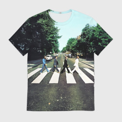 Мужская футболка 3D The Beatles альбом Abbey Road