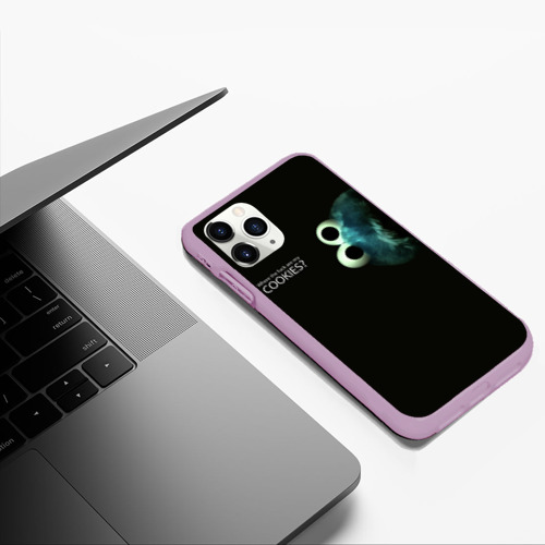 Чехол для iPhone 11 Pro Max матовый с принтом Cookie Monster - Где печеньки, фото #5