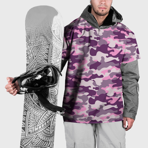Накидка на куртку 3D Модный камуфляж - милитари, цвет 3D печать