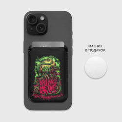Картхолдер Magsafe магнитный Bring me the horizon dinosaurs - фото 2