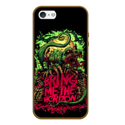 Чехол для iPhone 5/5S матовый Bring me the horizon dinosaurs