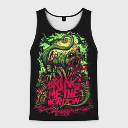 Мужская майка 3D Bring me the horizon dinosaurs