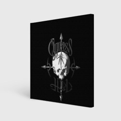 Холст квадратный Cypress Hill - arrows skull
