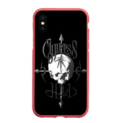 Чехол для iPhone XS Max матовый Cypress Hill - arrows skull