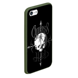 Чехол для iPhone 5/5S матовый Cypress Hill - arrows skull - фото 2