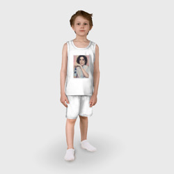 Детская пижама с шортами хлопок Тимоти Шаламе с очками - фото 2
