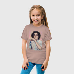 Детская футболка хлопок Тимоти Шаламе с очками - фото 2