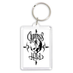 Брелок прямоугольный 35*50 Cypress Hill - album logo