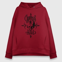Женское худи Oversize хлопок Cypress Hill - album logo