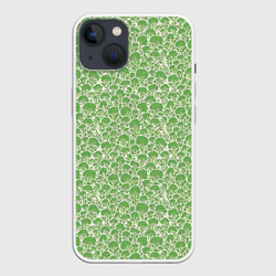 Паттерн брокколи – Чехол для iPhone 13 с принтом купить