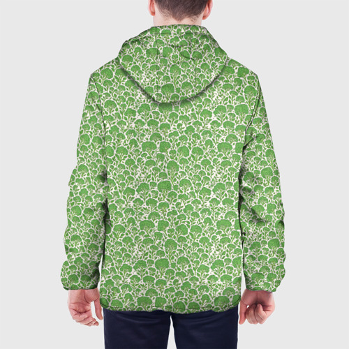 Мужская куртка 3D Паттерн брокколи, цвет 3D печать - фото 5