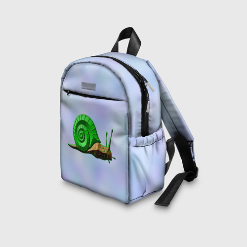 Детский рюкзак 3D Улитка с зеленой раковиной - фото 5