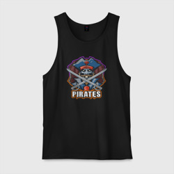 Мужская майка хлопок Pirates team