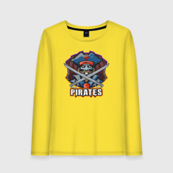 Женский лонгслив хлопок Pirates team