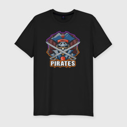 Мужская футболка хлопок Slim Pirates team