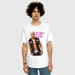 Мужская футболка хлопок Oversize Кен Райан Гослинг полицейский - фото 2