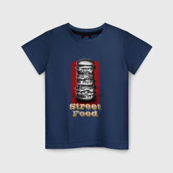 Детская футболка хлопок Уличная еда