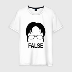 Мужская футболка хлопок False - Дуайт Шрут