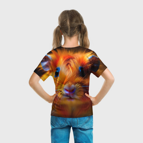 Детская футболка 3D Милая Свинка морская, цвет 3D печать - фото 6
