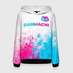 Женская толстовка 3D DanMachi neon gradient style: символ сверху