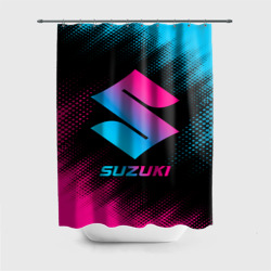 Штора 3D для ванной Suzuki - neon gradient