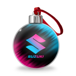 Ёлочный шар Suzuki - neon gradient