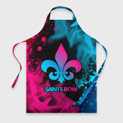 Фартук 3D Saints Row - neon gradient