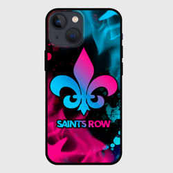 Чехол для iPhone 13 mini Saints Row - neon gradient