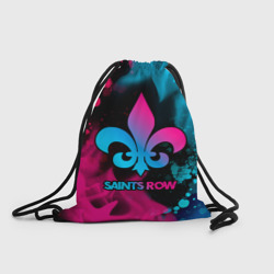 Рюкзак-мешок 3D Saints Row - neon gradient