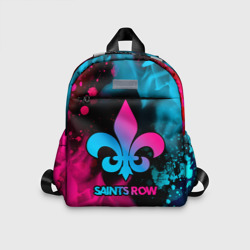 Детский рюкзак 3D Saints Row - neon gradient