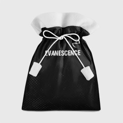 Подарочный 3D мешок Evanescence glitch на темном фоне: символ сверху